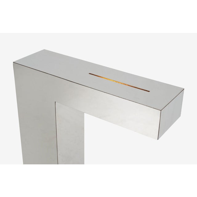 Chrome Milo Baughman for George Kovacs Chrome Floor Lamp 1976 For Sale - Image 8 of 13