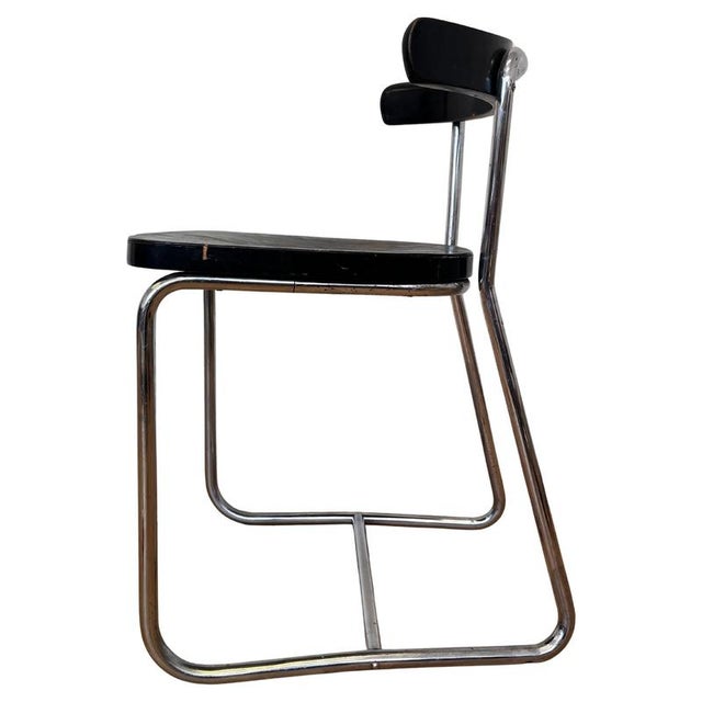 Vintage Bauhaus Model B257 Chrome Chair by Émile Guillot, 1928 For Sale - Image 10 of 10