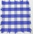 Late 20th Century Vintage Blue & White Gingham Cotton Napkins With Fringe, Set of 6 For Sale - Image 5 of 8