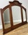 This elegant Antique French triple dressing table mirror is a striking decorative piece that beautifully combines...