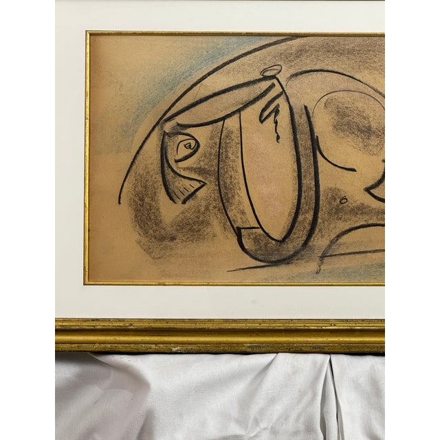 This exquisite figurative study, created by the talented artist Lucia Lopez, showcases her mastery of pastel on paper....