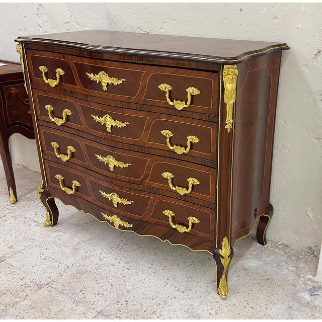 French Commode French Louis XVI Style Furniture For Sale - Image 3 of 3