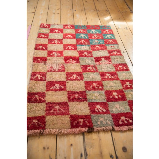 Vintage Distressed Tulu Rug - 2'4" X 3'9" For Sale - Image 9 of 10
