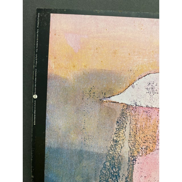 1974 Paul Klee Paris Exhibition Poster Peggy Guggenheim Foundation Venice For Sale - Image 4 of 9