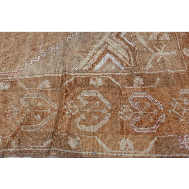 Textile 1930s Turkish Oushak Rug For Sale - Image 7 of 9