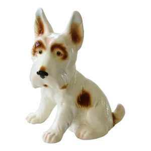 Hand Painted 1960's Westie Dog