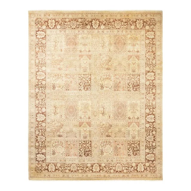 Mogul Collection Hand-Knotted Area Rug - Ivory 8' 4" x 10' 4" For Sale - Image 9 of 9