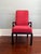 Mid 20th Century Michael Taylor Ebonized Mahogany Greek Key Arm Chair For Sale In Nashville - Image 6 of 6
