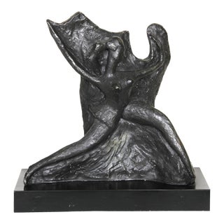 Dancer Bronze Sculpture, Ruth Gutman For Sale