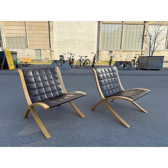 AX Chairs attributed to Peter Hvidt & Orla Mölgaard attributed to Fritz Hasen, 1978, Set of 2 For Sale - Image 14 of 15