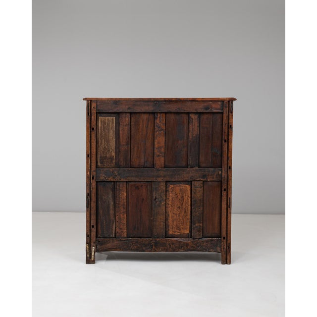 19th Century French Neo-Basque Wooden Buffet in Original Patina For Sale - Image 12 of 18