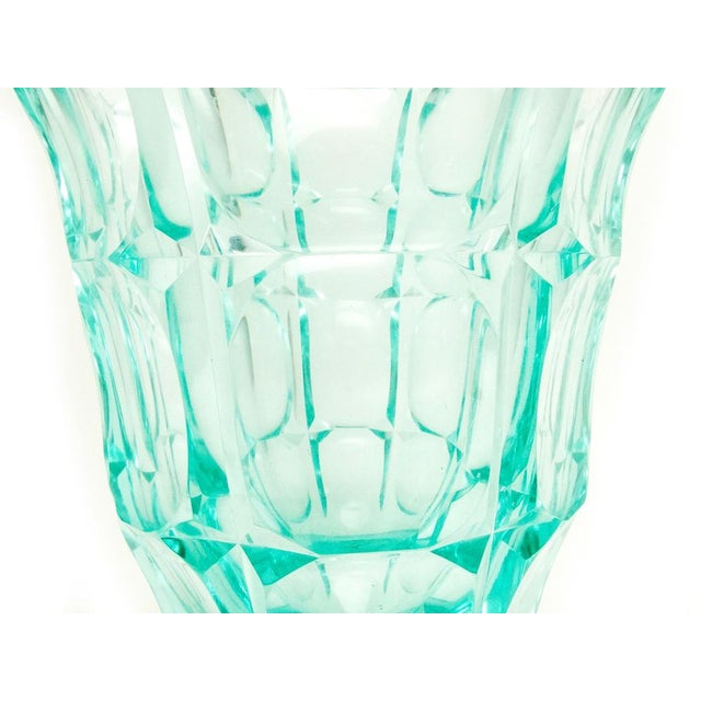 Art Deco Uranium Vase from Moser, Czechoslovakia, 1930s For Sale - Image 9 of 16