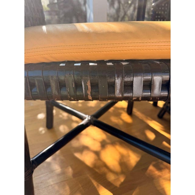 Vintage McGuire Rawhide Antalya Table & Chair Set For Sale In Washington DC - Image 6 of 16
