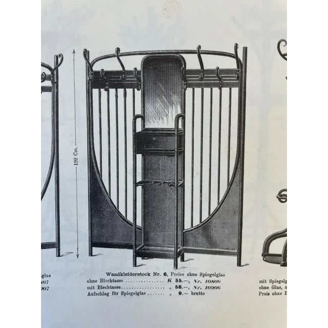 Art Nouveau Wardrobe in the Thonet Style, 1890s For Sale - Image 3 of 4