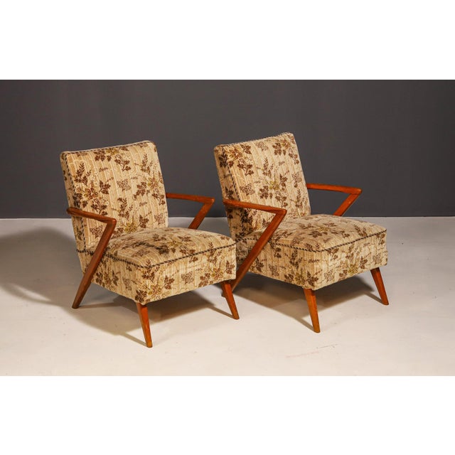 Set of Mid-Century Armchairs, Czechoslovak, 1960s, in Good conditions. Designed 1960 to 1969