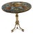 Antique French Beaded Top & Gilded Wrought Iron Table by Maison Huret, Circa 1865 For Sale