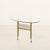Mid-Century Italian Glass and Brass Table in the style of Gio Ponti, 1970s For Sale - Image 6 of 12