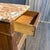 Wood French Louis XVI Revival Oak Marble Top Night Stands -a Pair For Sale - Image 7 of 12