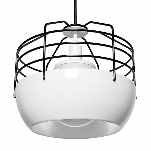 The Roll & Hill Bluff City 14" Pendant Light by Jonah Takagi combines industrial inspiration with a polished, contemporary...