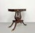 Vintage Double Harp Mahogany Lyre-Base Console Table For Sale - Image 4 of 6