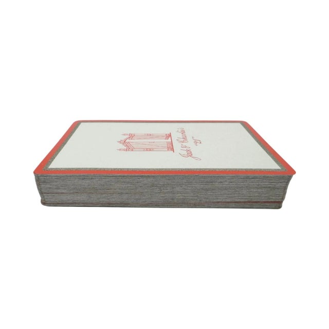 Mid 20th Century The 21 Club Nyc Restaurant Double Deck Playing Cards For Sale - Image 5 of 10