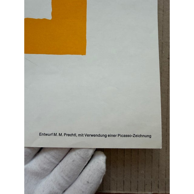 Picasso: Drawings Exhibition Poster from Michael Mathias Prechtl, 1970s For Sale - Image 3 of 6