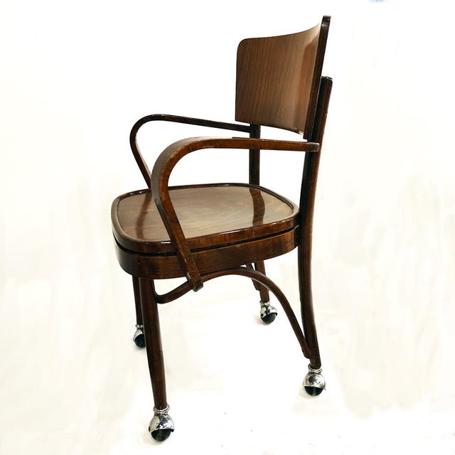 Vintage Desk Chair in the Style of Thonet For Sale - Image 6 of 9