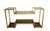 Metal Brass and Smoked Glass Etagere, Italy, 1970s For Sale - Image 7 of 7