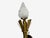 Metal Mid 20th Century Neoclassical, Monumental Torchiere Wall Sconces, Brass, Glass - a Pair For Sale - Image 7 of 12