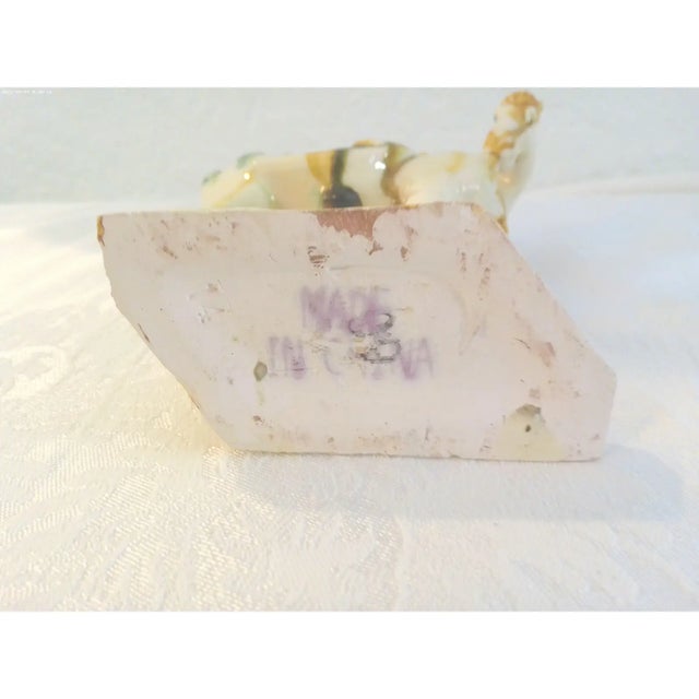 Ceramic Vintage Tang-Design Chinese Majolica Stallion Figurines, S/3 For Sale - Image 7 of 9