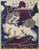 Vintage Framed Tibetan Batik Textile Art Snow Lion Indigo Blue and Cream 22 x 18 This striking work of authentic Tibetan...