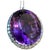 80 Carat Amethyst & 3.5 ct Diamond Pendant Necklace 14 Karat White Gold + Chain For Sale - Image 15 of 18