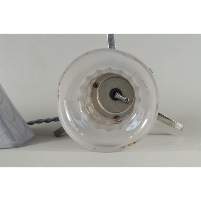 French Art Deco Table Lamp by Pierre d'Avesn Lorrain Daum - 1930 France For Sale - Image 9 of 12