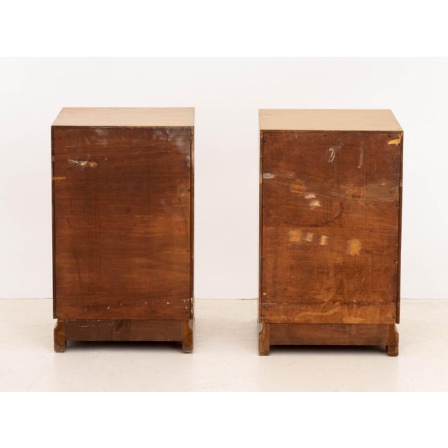 Brown Pair of James Mont Style Mahogany Nightstands For Sale - Image 8 of 8