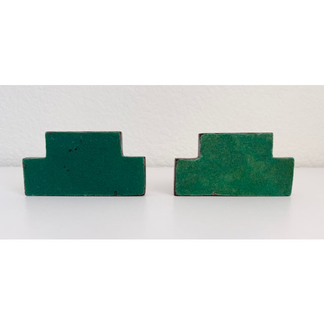 Tan 1940s Italian Terrazzo Bookends - A Pair For Sale - Image 8 of 8