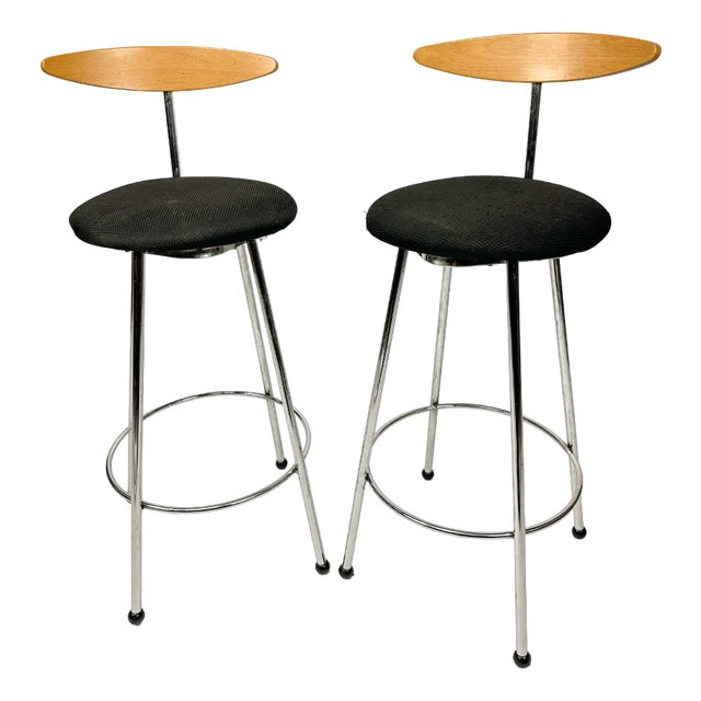 Set of Vintage Effezeta Italian Chairs, 1980s For Sale