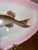 Pink Antique Fish Platter ServeWare . Victorian Porcelain Fish Platter With a Hand-Painted Muskellunge, Circa 1891. 24.5” For Sale - Image 8 of 12