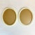Art Deco 1950s Vintage Hollywood Regency German Oval Wall Picture Frames - A Pair. For Sale - Image 3 of 8