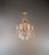 Art Deco 1940s Crystal Chandelier Purple and Bohemian Czech Crystals Floral European Design For Sale - Image 3 of 12