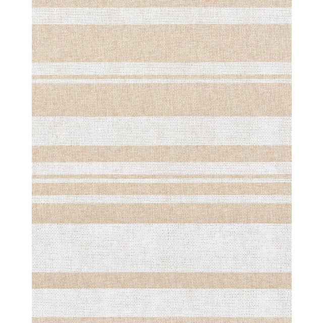 Sample - Schumacher Horizon Paperweave Wallpaper in Natural For Sale
