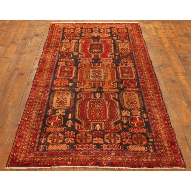 Middle Eastern Hand-Knotted Rug For Sale - Image 3 of 11