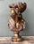 Inspired by the enduring legacy of ancient Greek sculpture, this vintage bust of Ajax is a commanding decorative work that...