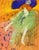Artist: Pablo Picasso Title: Woman in blue Medium: Giclee Marks: L.E numbered Paper size: watercolor paper 19 x 13 inch...
