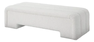 Lancaster Modern Athena Ottoman Bench