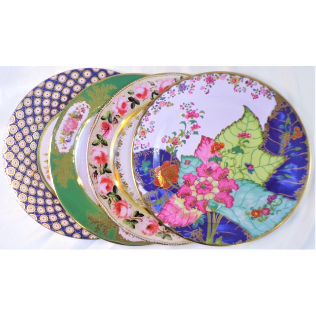 Enamaled Tin English Plates - Set of 4 For Sale - Image 10 of 10