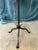 2020s Handcrafted Spanish Iron Martini Table With Antique Gilt Top and Forged Tripod Base For Sale - Image 5 of 12