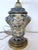 Majolica Vintage 1960s Italian Majolica Urn Table Lamp With Hand-Painted Butterflies & Florals For Sale - Image 4 of 12