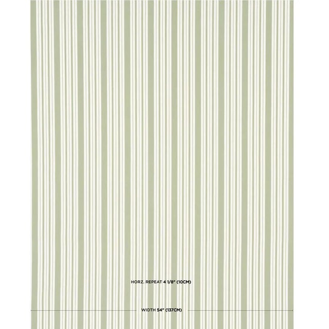 A fresh take on a traditional awning stripe, this versatile pattern by Mark D. Sikes has perfect proportions and classic...
