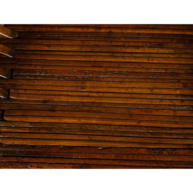 Brown Italian Renaissance Style Walnut Savonarola Folding Chair circa 1900 For Sale - Image 8 of 12