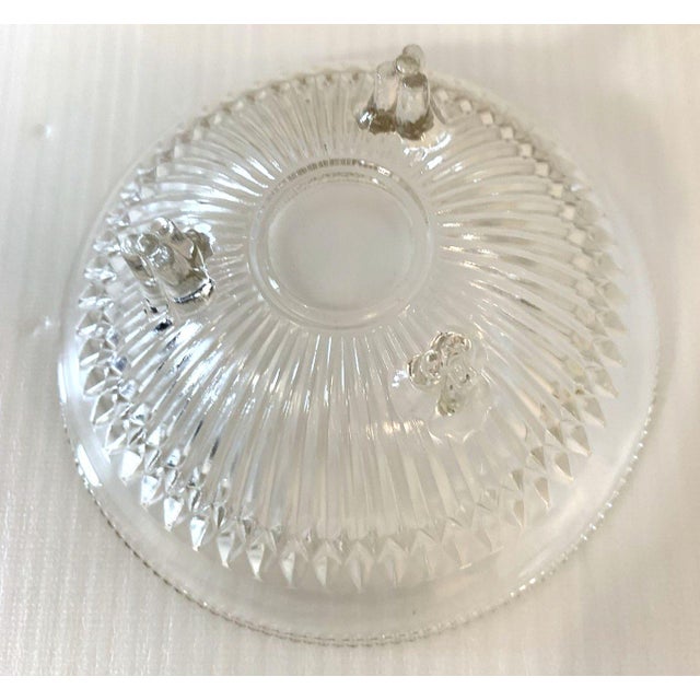 Description: Add a touch of vintage elegance to your home with this stunning Jeannette Glass nut or candy bowl. Featuring...